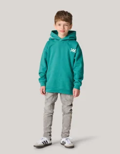 Shoeby Basis Artwork Hoodie Groen< Gebreide Truien|Hoodies