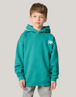 Shoeby Basis Artwork Hoodie Groen< Gebreide Truien|Hoodies
