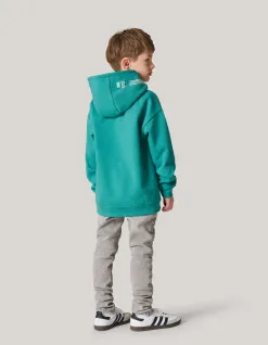 Shoeby Basis Artwork Hoodie Groen< Gebreide Truien|Hoodies