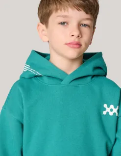 Shoeby Basis Artwork Hoodie Groen< Gebreide Truien|Hoodies