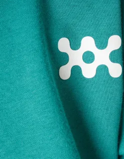 Shoeby Basis Artwork Hoodie Groen< Gebreide Truien|Hoodies