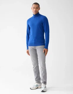 Shoeby Basis Coltrui Blauw<Heren Truien En Sweaters
