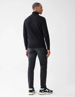 Shoeby Basis Coltrui Zwart<Heren Truien En Sweaters