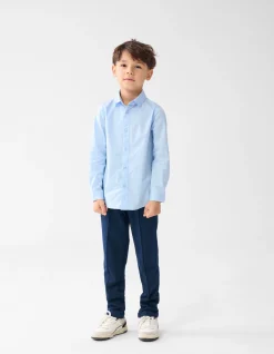 Shoeby Basis Overhemd Lichtblauw< Overhemden