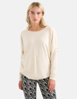 Shoeby Basis Oversized Top Gebroken Wit<DAMES Tops