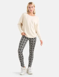 Shoeby Basis Oversized Top Gebroken Wit<DAMES Tops