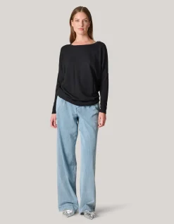 Shoeby Basis Oversized Top Zwart<DAMES T-Shirts|Tops