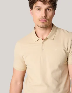 Shoeby Basis Polo Beige<Heren T-Shirts En Polo's