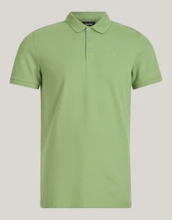 Shoeby Basis Polo Groen<Heren T-Shirts En Polo's