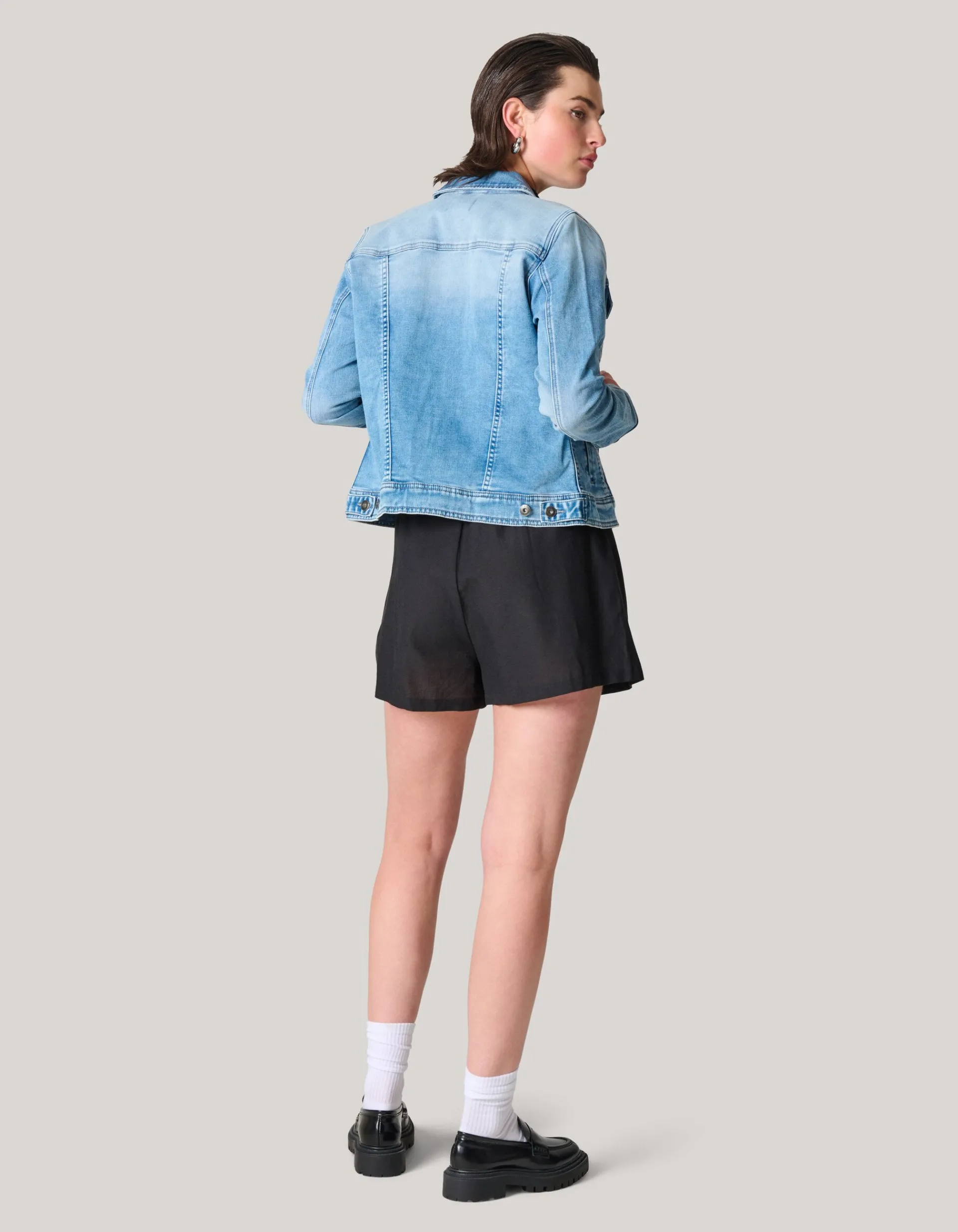 Shoeby Basis Spijkerjack<DAMES Jacks