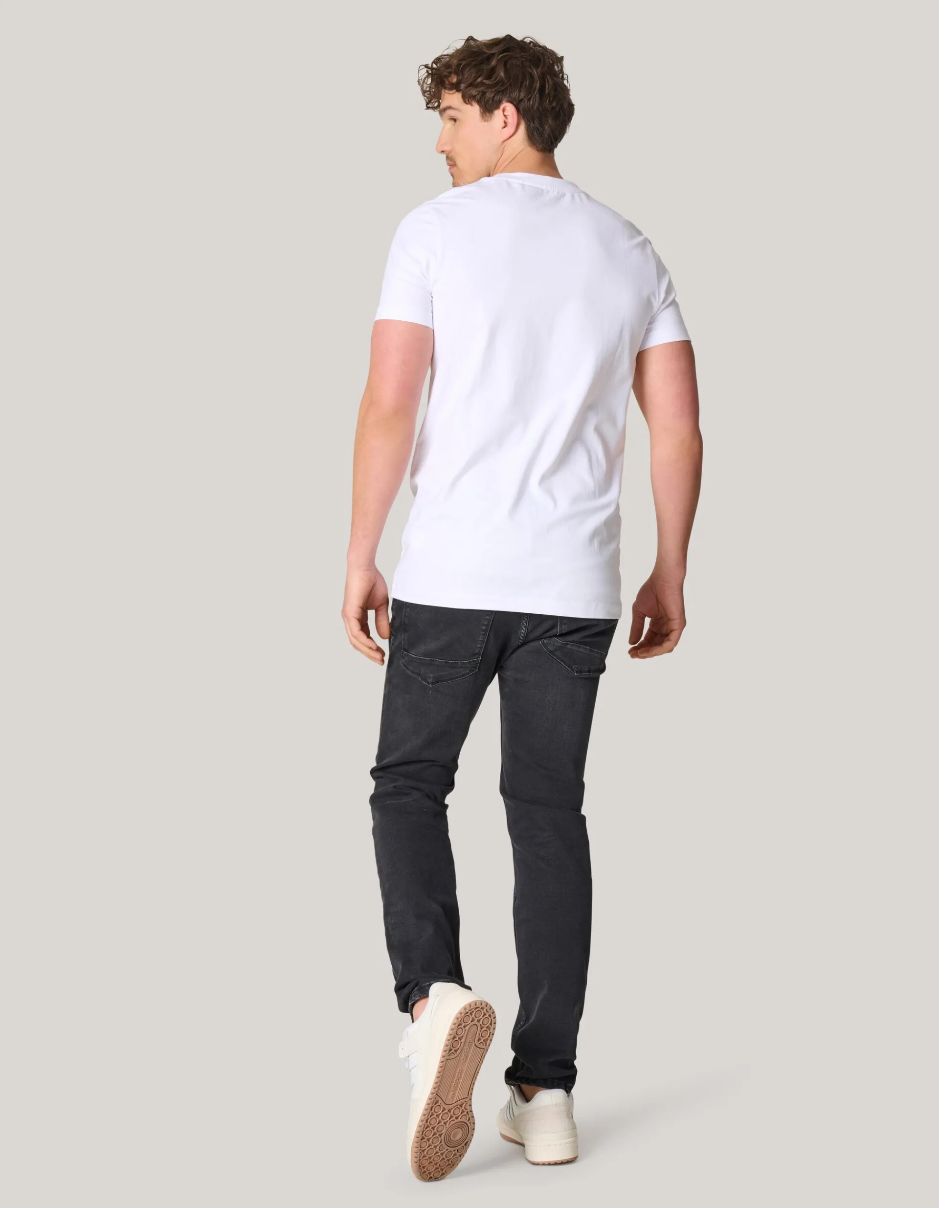 Shoeby Basis T-shirt Wit<Heren T-Shirts En Polo's