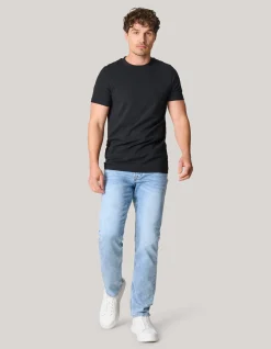 Shoeby Basis T-shirt Zwart<Heren T-Shirts En Polo's