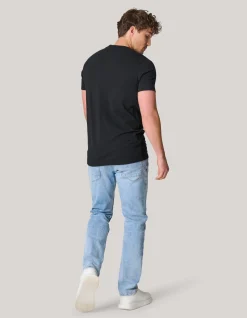 Shoeby Basis T-shirt Zwart<Heren T-Shirts En Polo's
