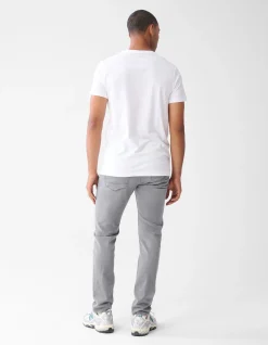 Shoeby Basis V-hals T-shirt Wit<Heren T-Shirts En Polo's