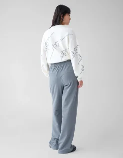 Shoeby Basis Wide Leg Broek Grijs<DAMES Broeken