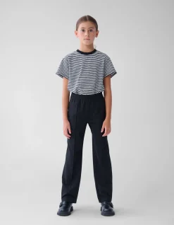 Shoeby Basis Wide Leg Broek Zwart< Broeken