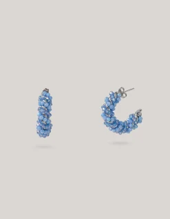 Shoeby Beaded Oorbellen Blauw<DAMES Sieraden