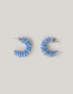 Shoeby Beaded Oorbellen Blauw<DAMES Sieraden