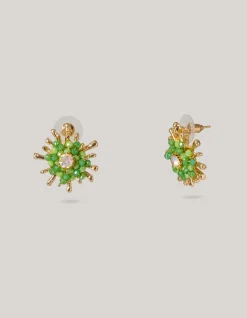 Shoeby Beaded Oorbellen Groen<DAMES Sieraden