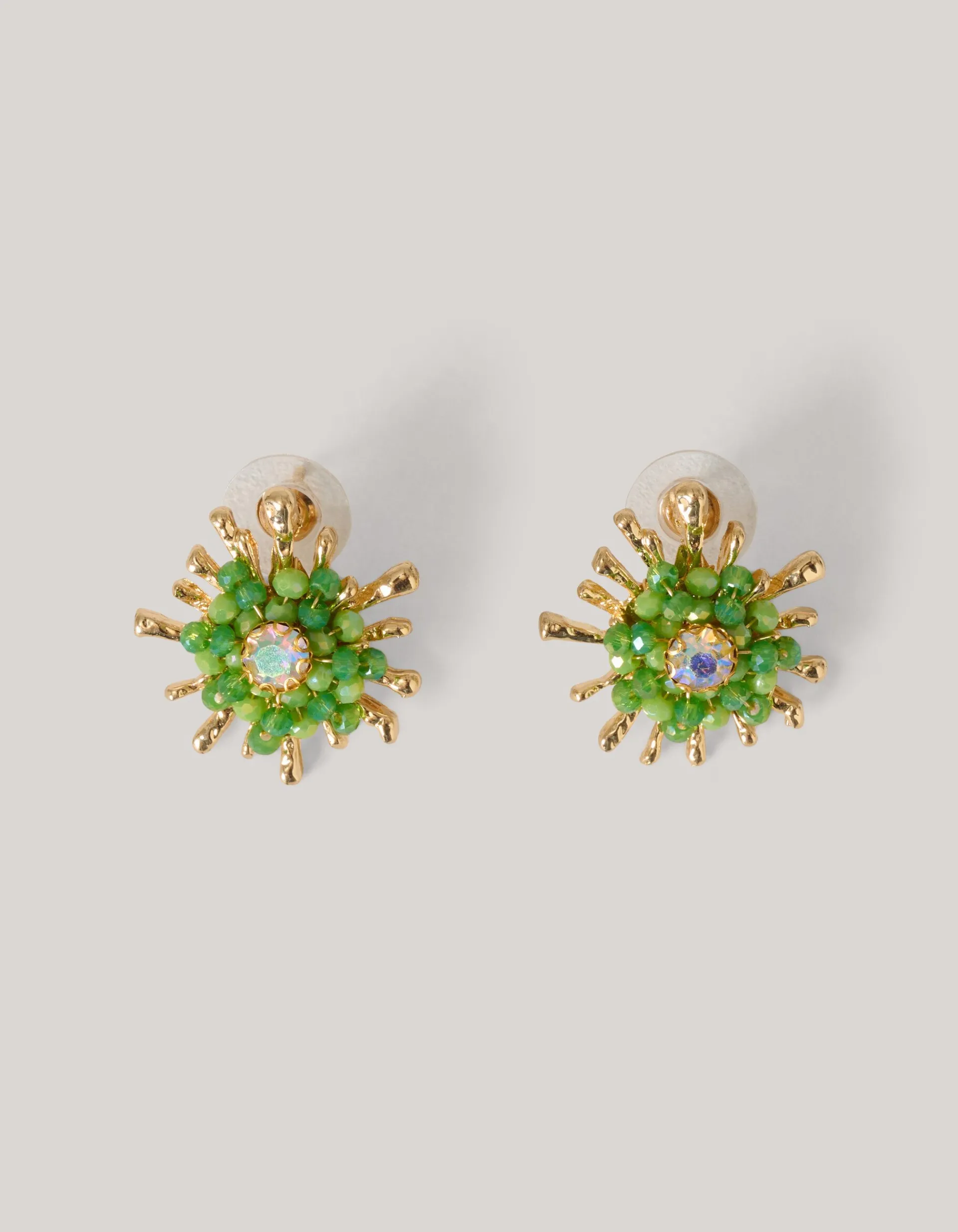 Shoeby Beaded Oorbellen Groen<DAMES Sieraden