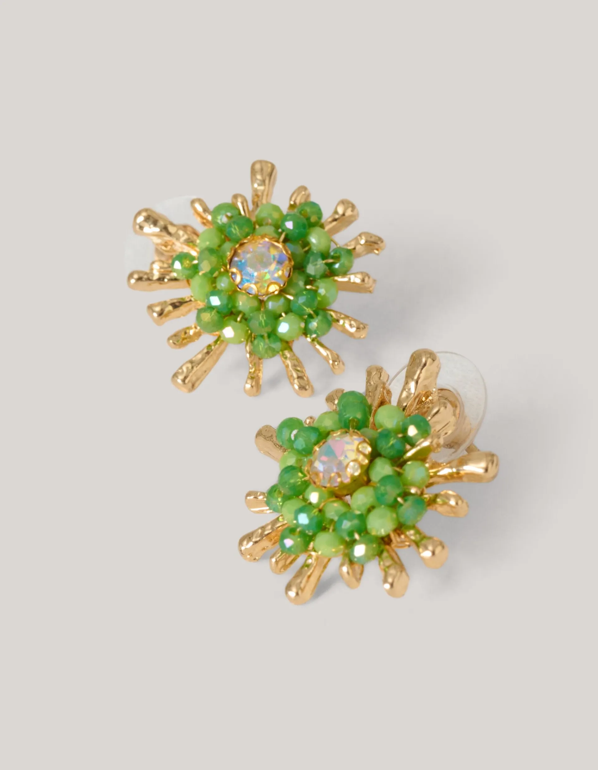 Shoeby Beaded Oorbellen Groen<DAMES Sieraden