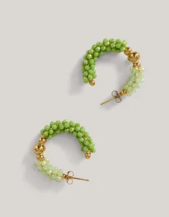 Shoeby Beaded Oorbellen Groen<DAMES Sieraden