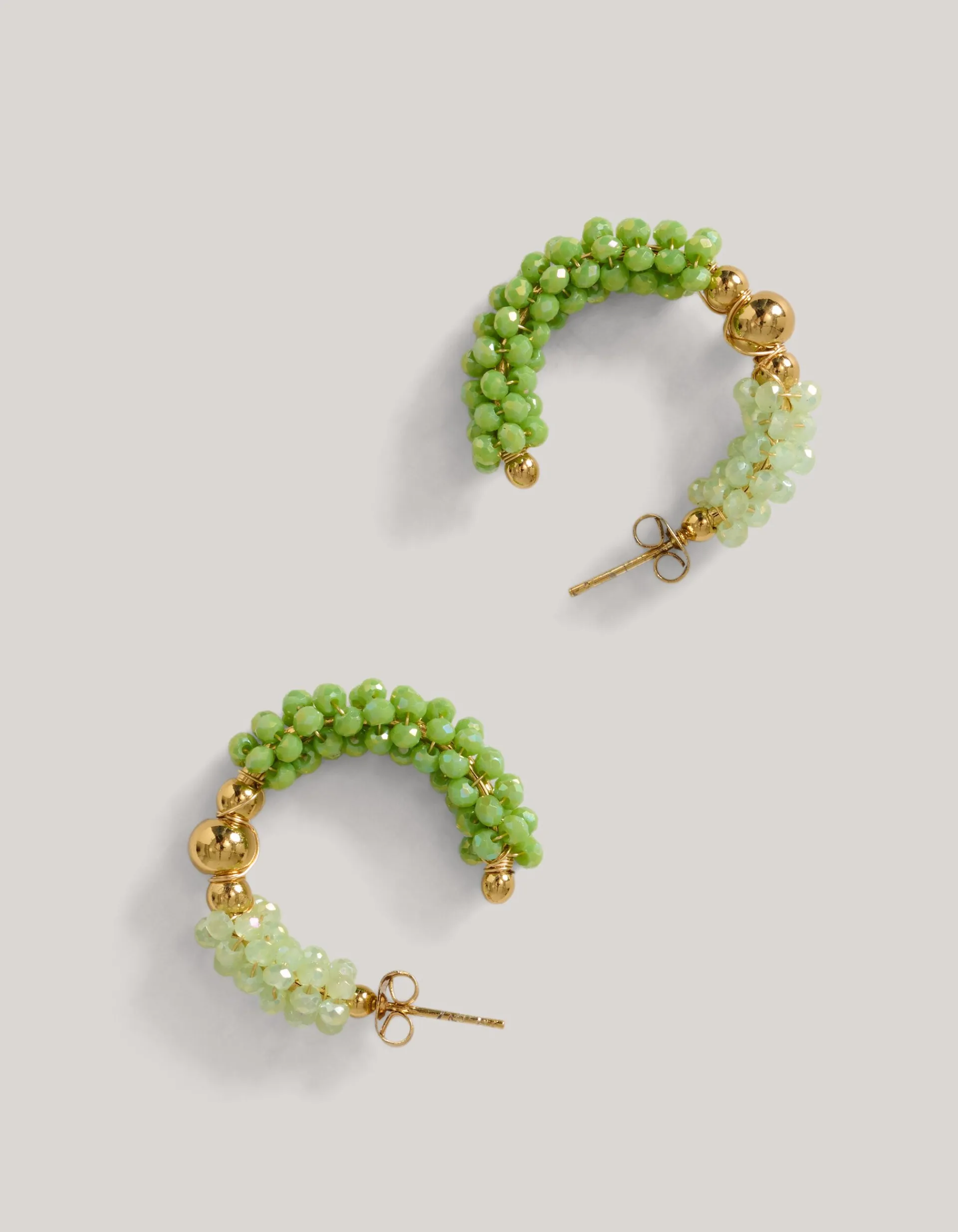Shoeby Beaded Oorbellen Groen<DAMES Sieraden