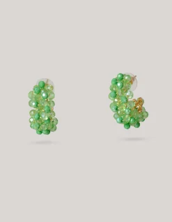 Shoeby Beaded Oorbellen Groen<DAMES Sieraden