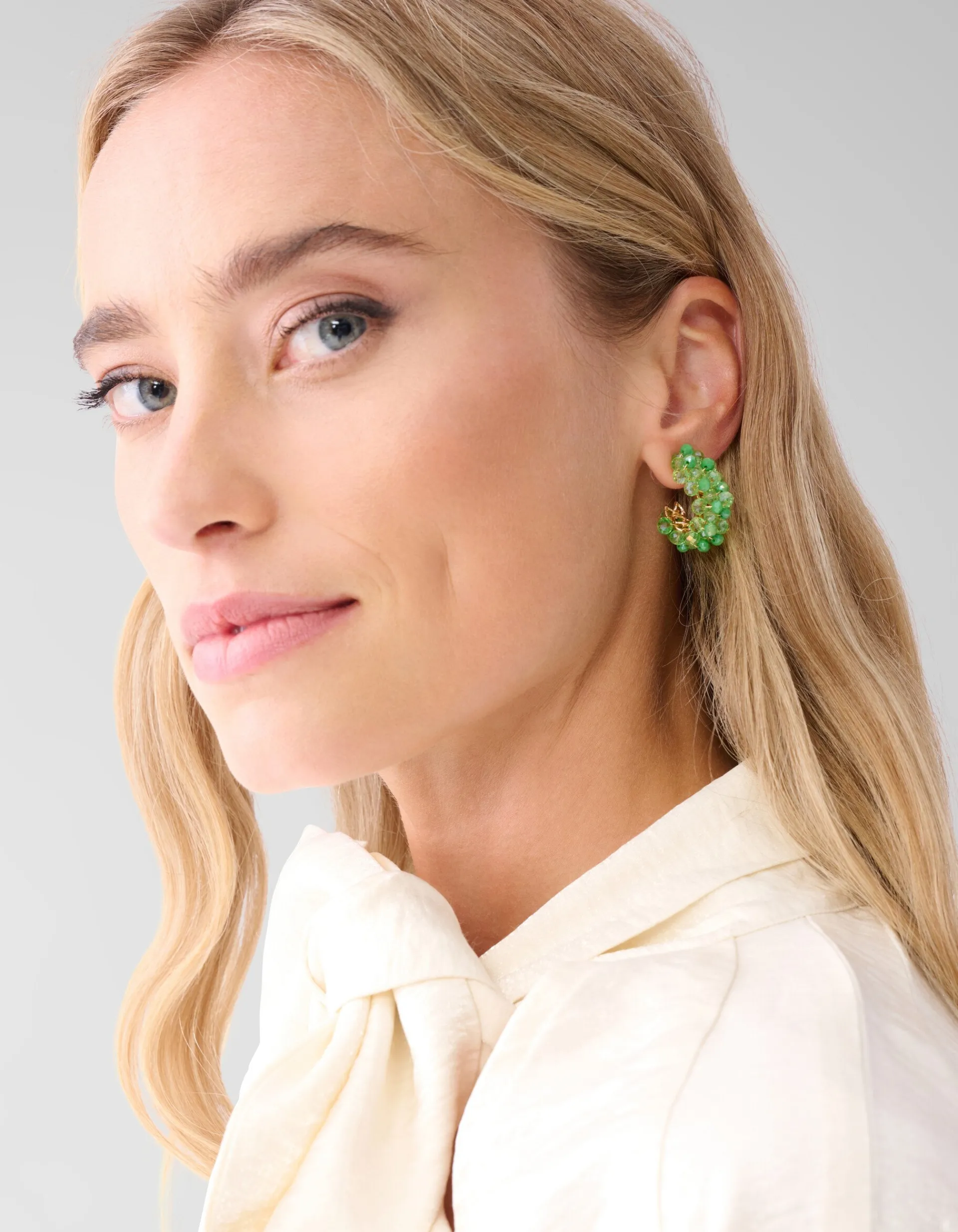 Shoeby Beaded Oorbellen Groen<DAMES Sieraden