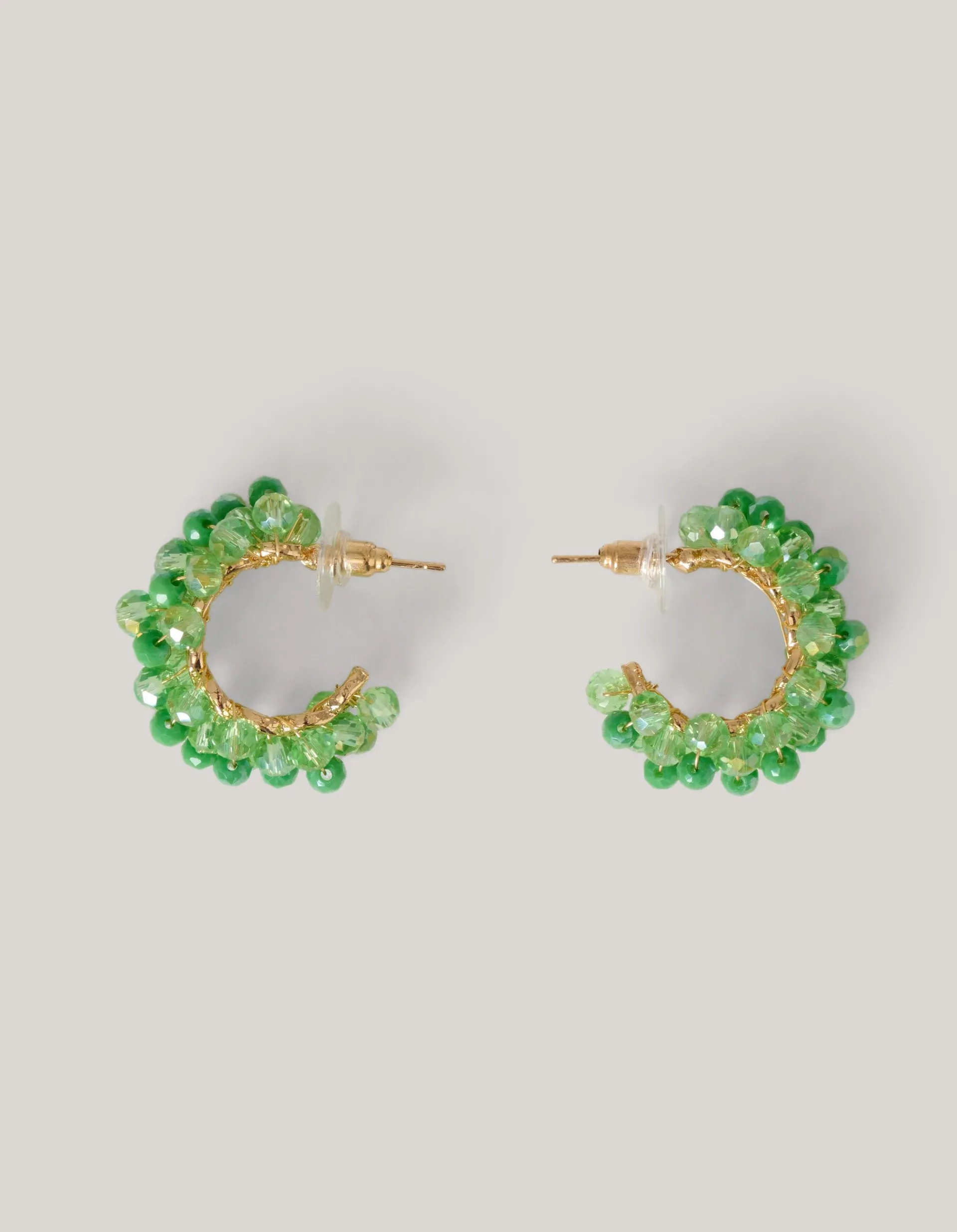 Shoeby Beaded Oorbellen Groen<DAMES Sieraden