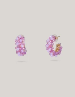 Shoeby Beaded Oorbellen Paars<DAMES Sieraden