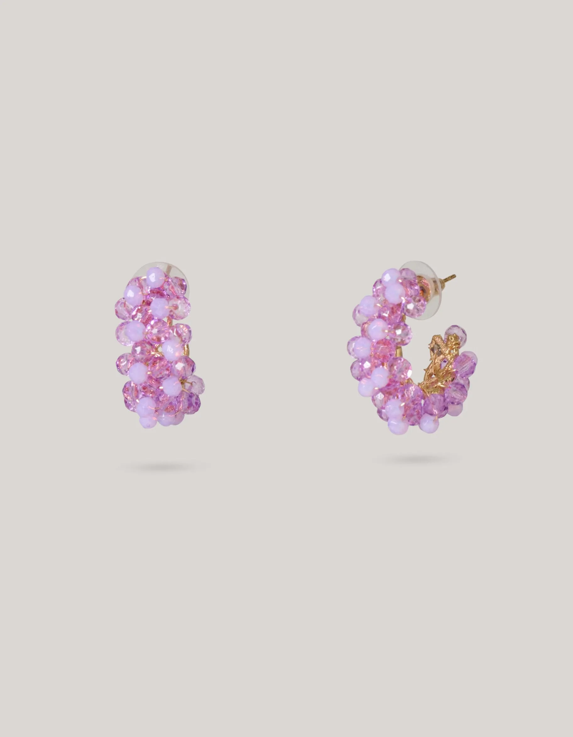 Shoeby Beaded Oorbellen Paars<DAMES Sieraden