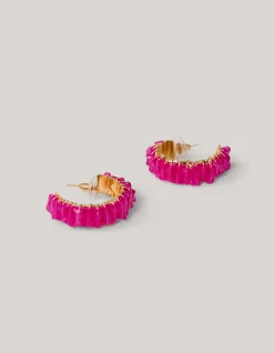 Shoeby Beaded Oorbellen Roze<DAMES Sieraden