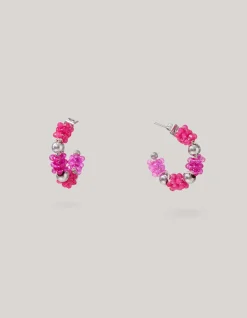 Shoeby Beaded Oorbellen Roze<DAMES Sieraden