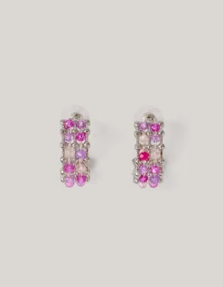 Shoeby Beaded Oorbellen Zilver<DAMES Sieraden