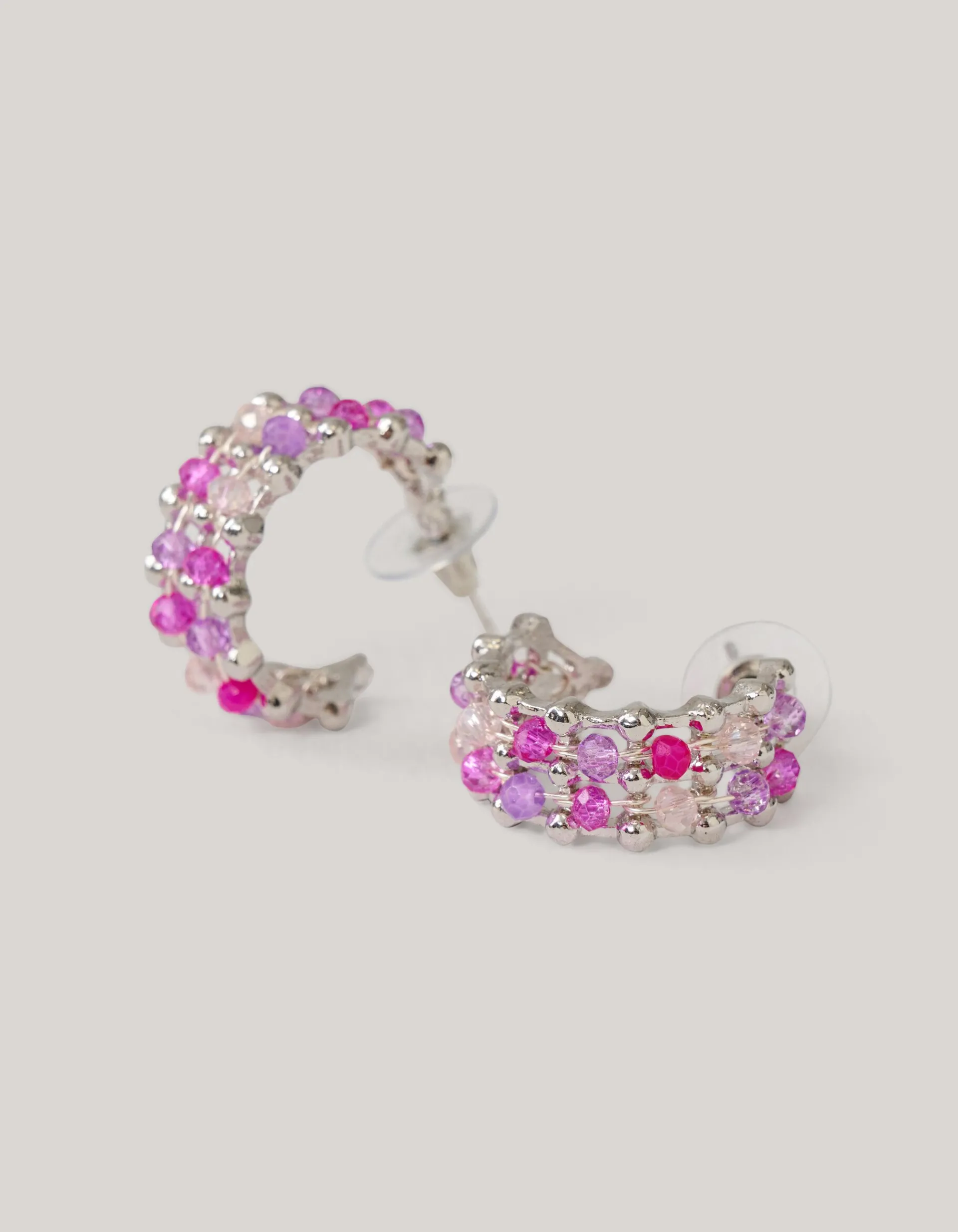 Shoeby Beaded Oorbellen Zilver<DAMES Sieraden
