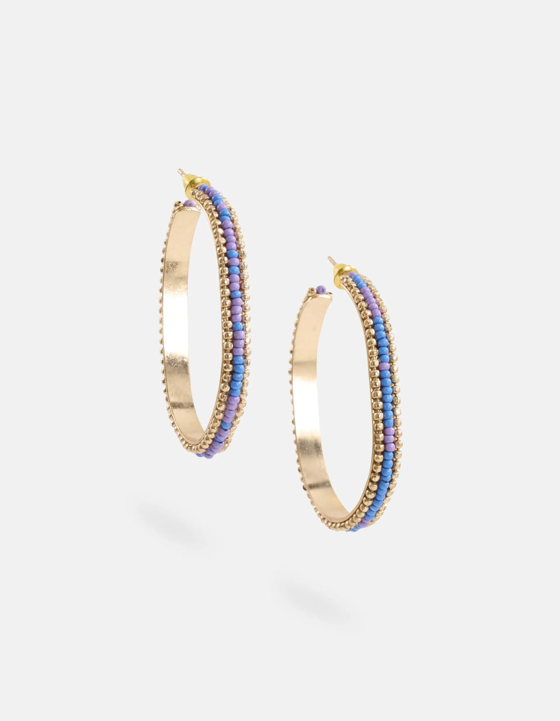 Shoeby Beaded Oval Oorbellen Goud<DAMES Sieraden