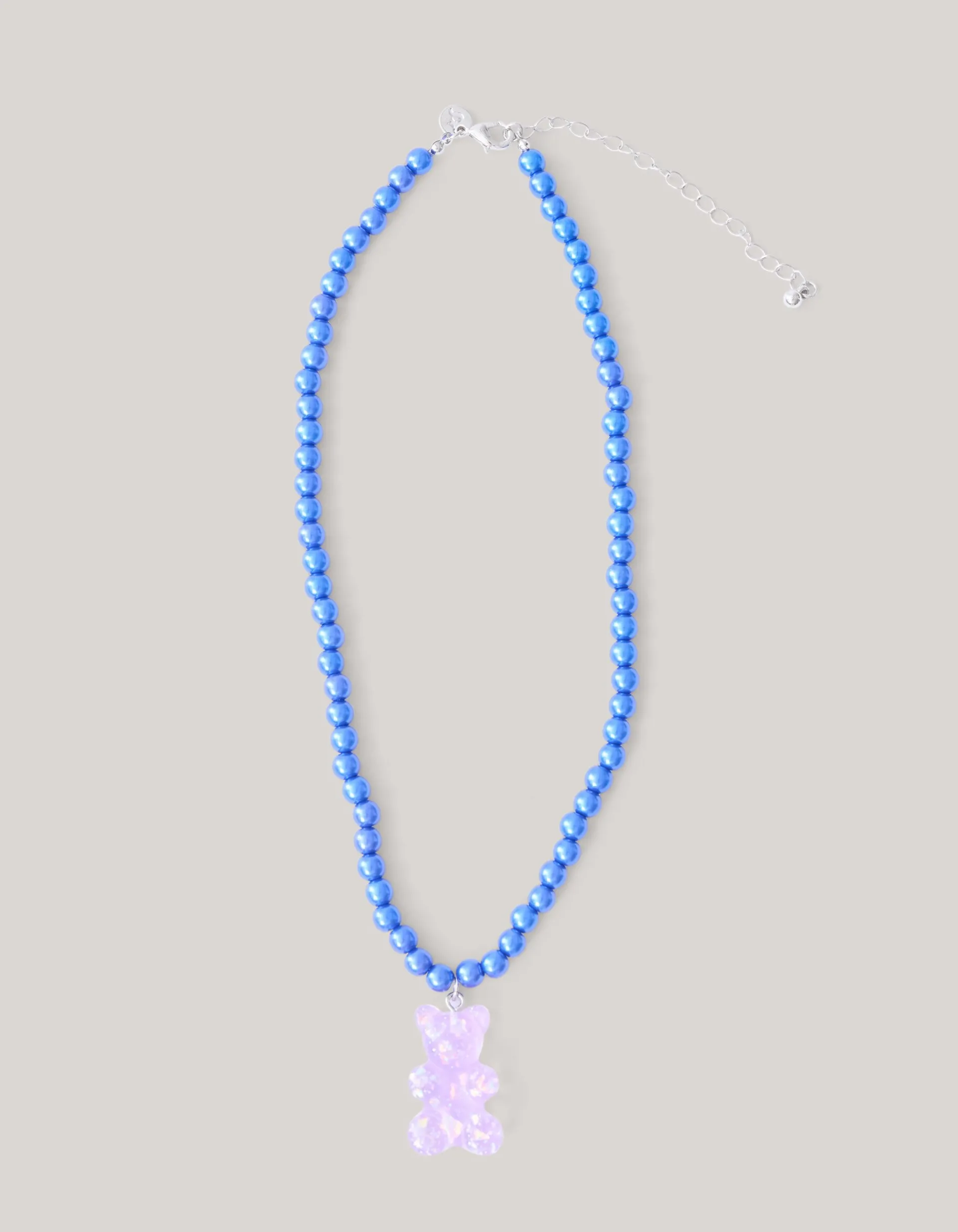 Shoeby Beer Ketting Blauw< Sieraden