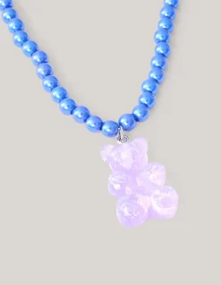 Shoeby Beer Ketting Blauw< Sieraden