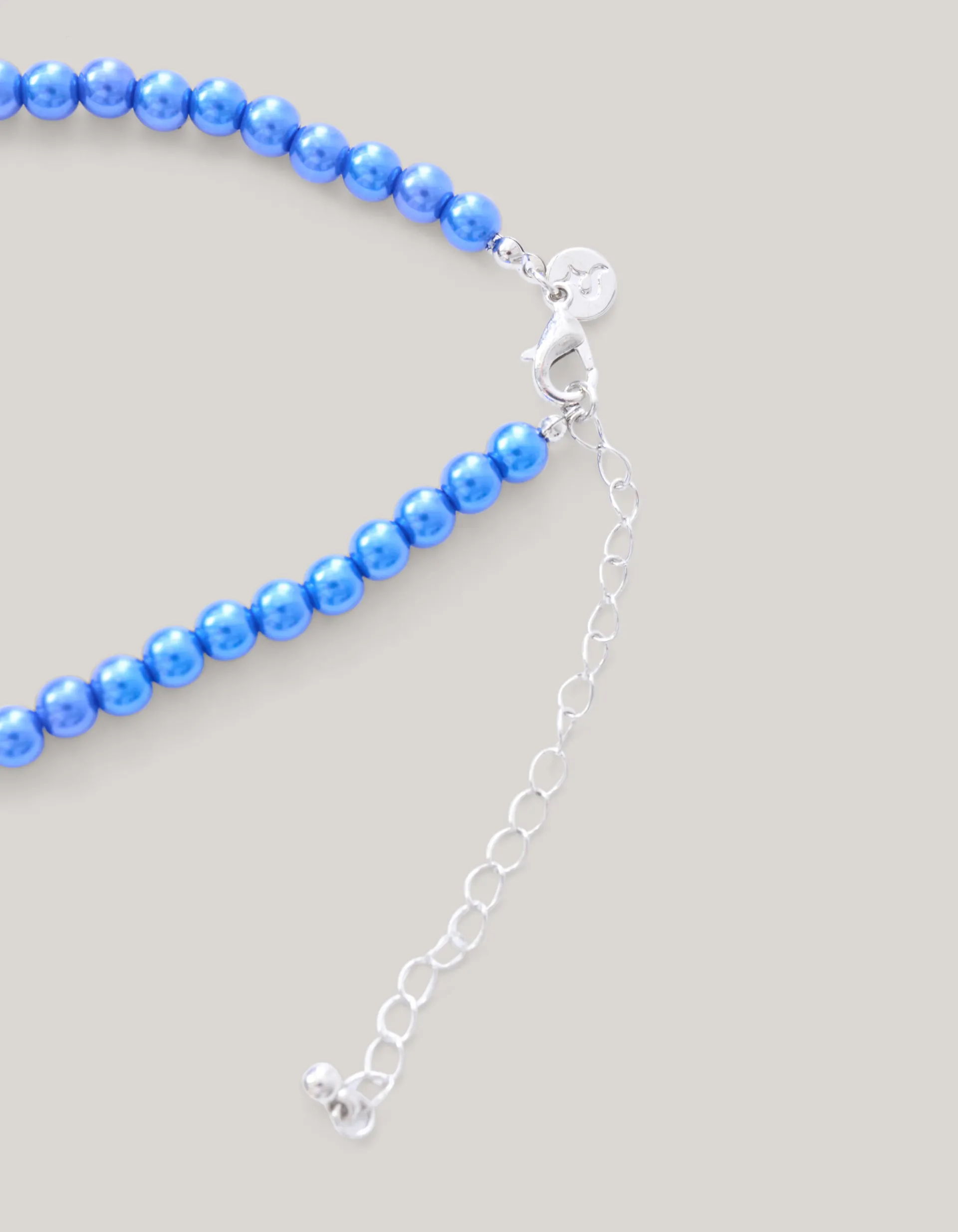 Shoeby Beer Ketting Blauw< Sieraden