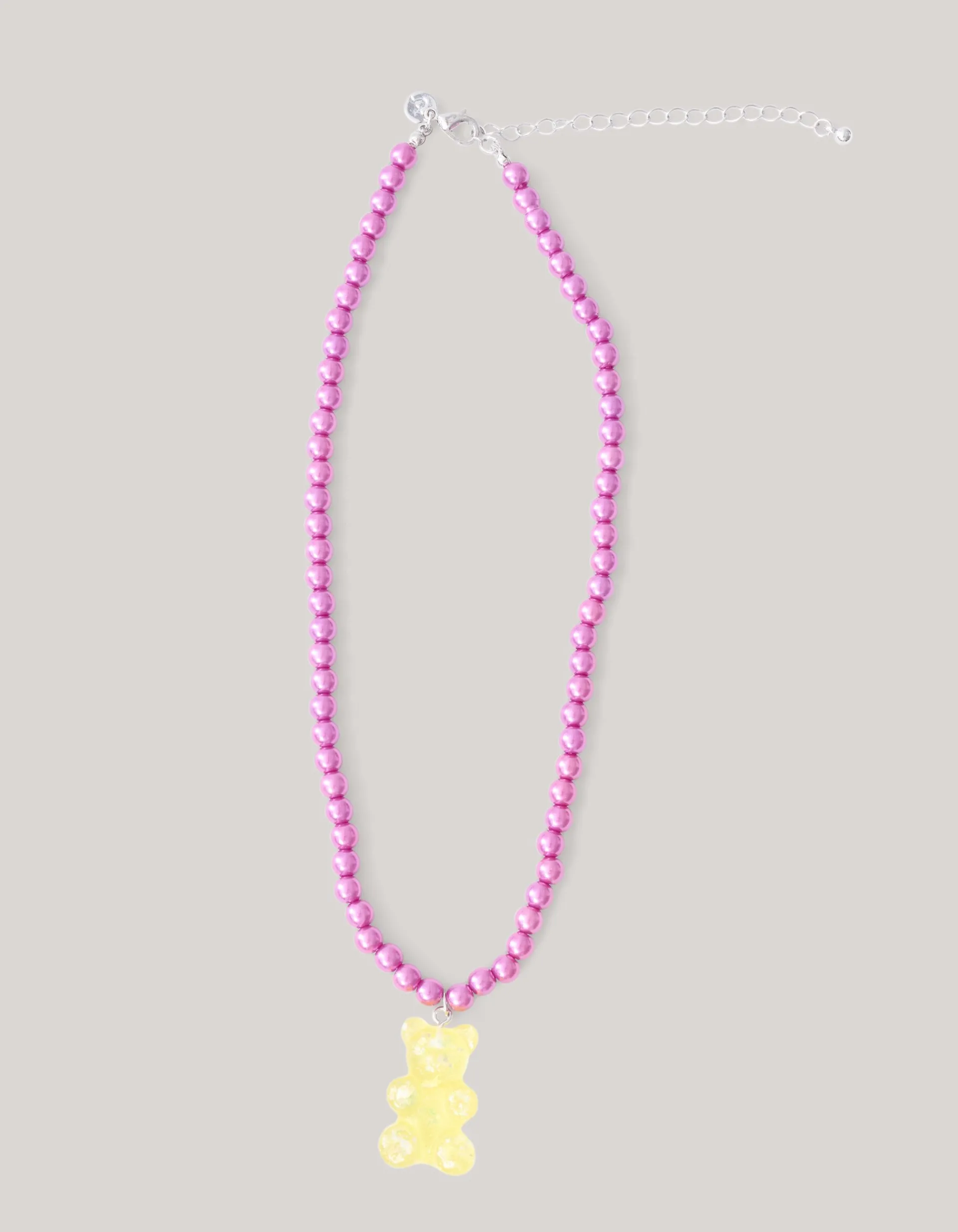 Shoeby Beer Ketting paars< Sieraden