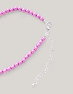 Shoeby Beer Ketting paars< Sieraden