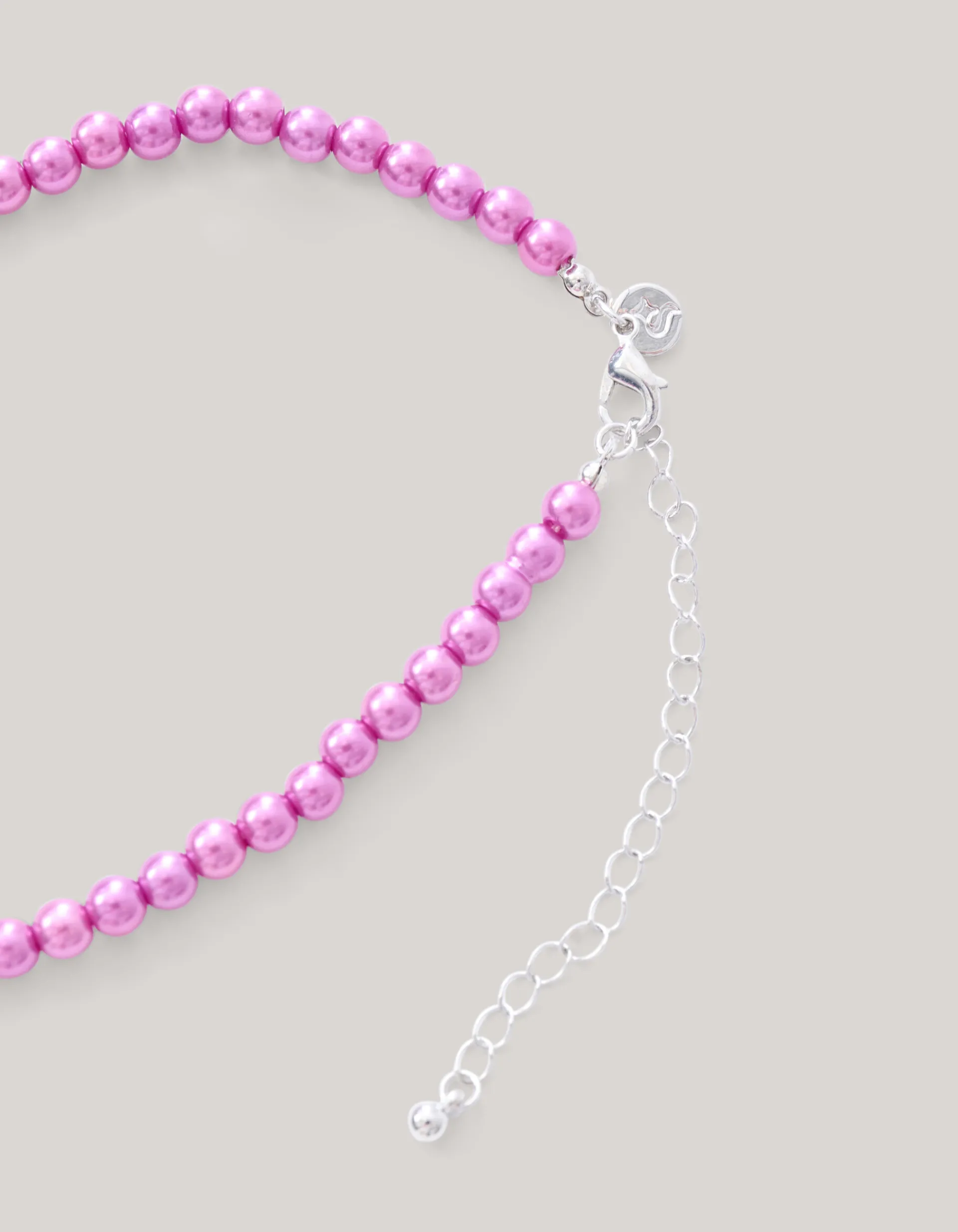 Shoeby Beer Ketting paars< Sieraden