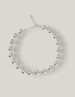 Shoeby Big Beads Ketting Zilver<DAMES Sieraden