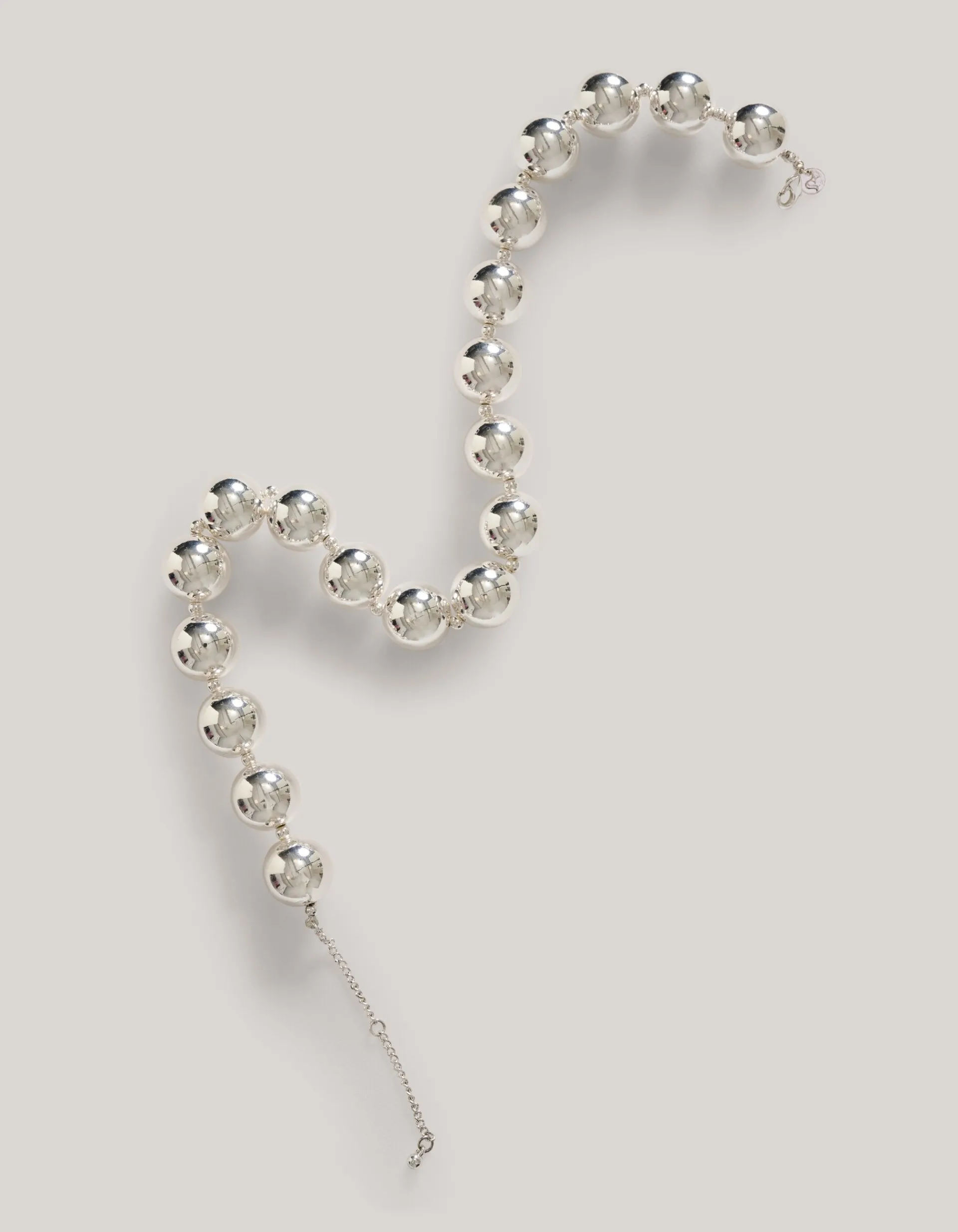 Shoeby Big Beads Ketting Zilver<DAMES Sieraden