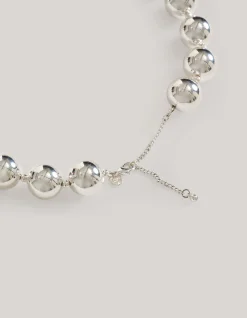 Shoeby Big Beads Ketting Zilver<DAMES Sieraden