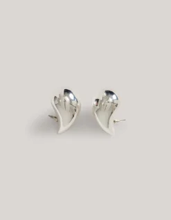 Shoeby Big Drop Shape Oorbellen Zilver<DAMES Sieraden