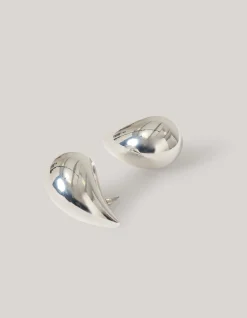Shoeby Big Drop Shape Oorbellen Zilver<DAMES Sieraden