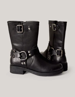 Shoeby Biker Laarzen Zwart< Laarzen