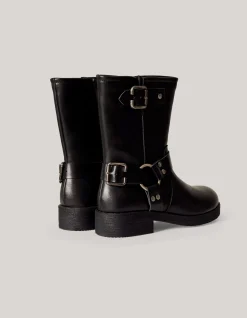 Shoeby Biker Laarzen Zwart< Laarzen